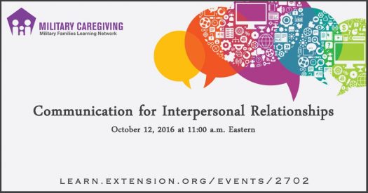 Communication for Interpersonal Relationships banner
