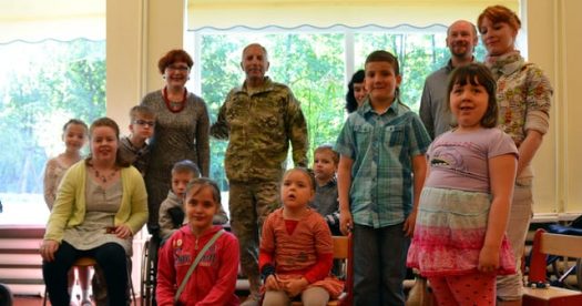 Michigan National Guard leaders visit children's rehabilitation center in Latvia