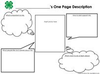 One-page Profile Template