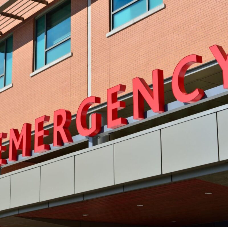 Hospital Emergency Sign