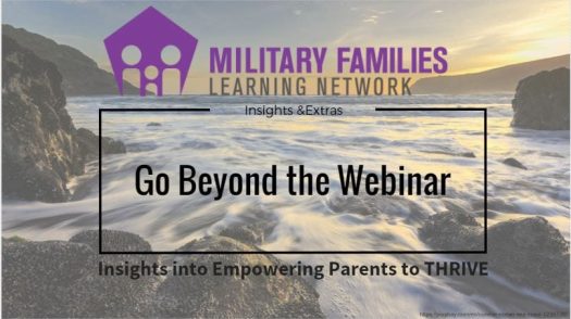 Go Beyond the Webinar-Empowering parents to thrive banner
