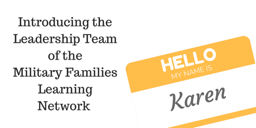 Introducing the Leadership Team of OneOp. Nametag: "Hello, my name is Karen."