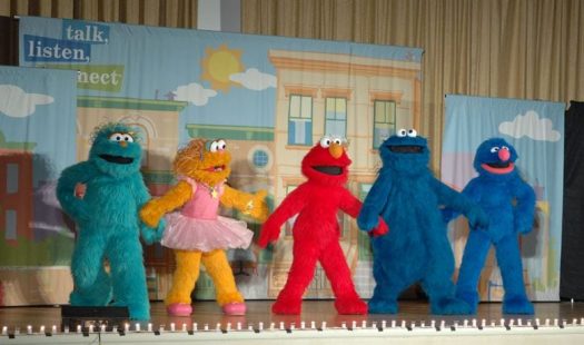 image of Sesame Street Live Teaches Children About Deployments on Stage