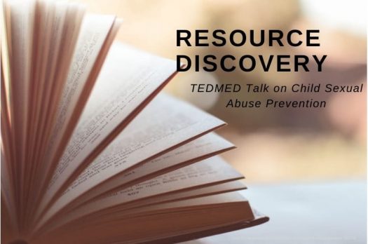 Open Book with pages with Resource Discovery title for TEDMED Talk