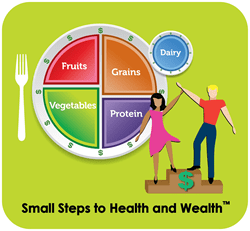 Small Steps to Health & Wealth logo