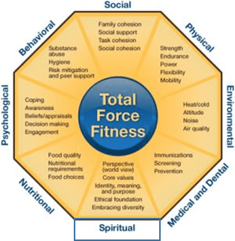 total force fitness spiritual fitness infographic