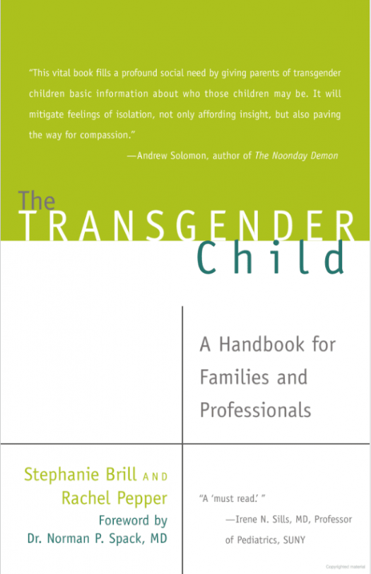 Book cover for The Transgender Child