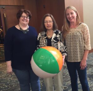 National eXtension Conference, 2016: From left: Dr. Martie Gillen, Dr. Barbara O'Neill and Molly Herndon