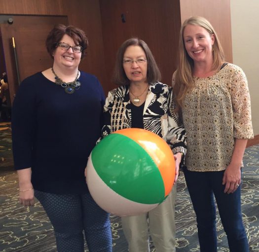 Dr. Martie Gillen, Dr. Barbara O'Neill and Molly Herndon at the National eXtension Conference 2016