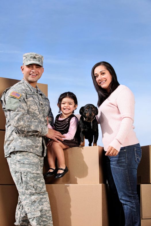 U.S. Soldier and family