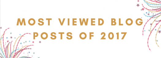 Most Viewed Blog Posts of 2017 banner