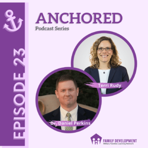 Anchored Ep 23 Podcast with Terri Rudy and Dr. Daniel Perkins