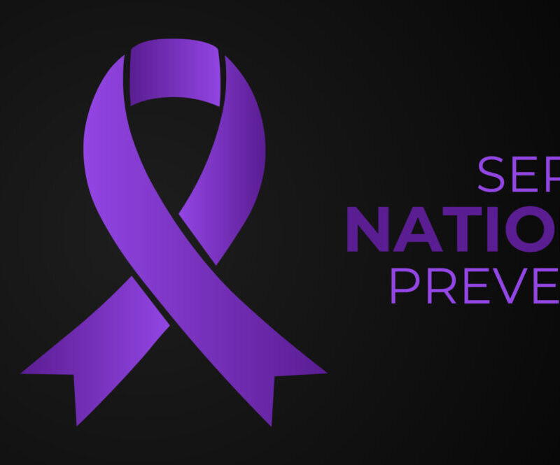 Vector illustration on the theme of National suicide prevention month observed each year during September.