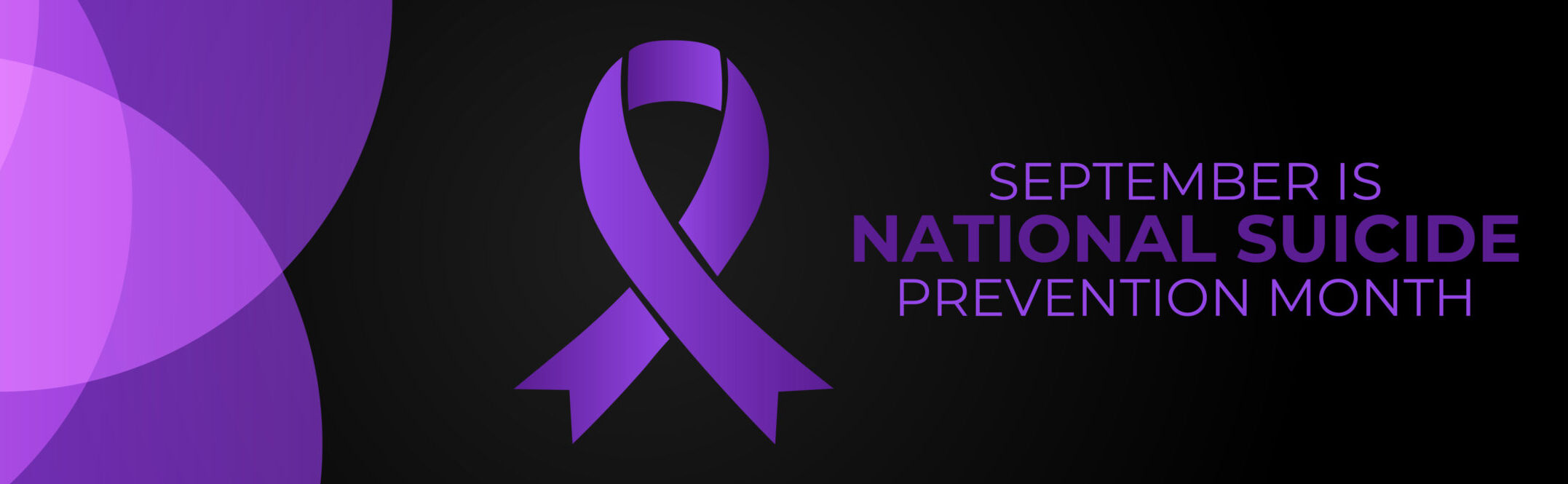 Vector illustration on the theme of National suicide prevention month observed each year during September.